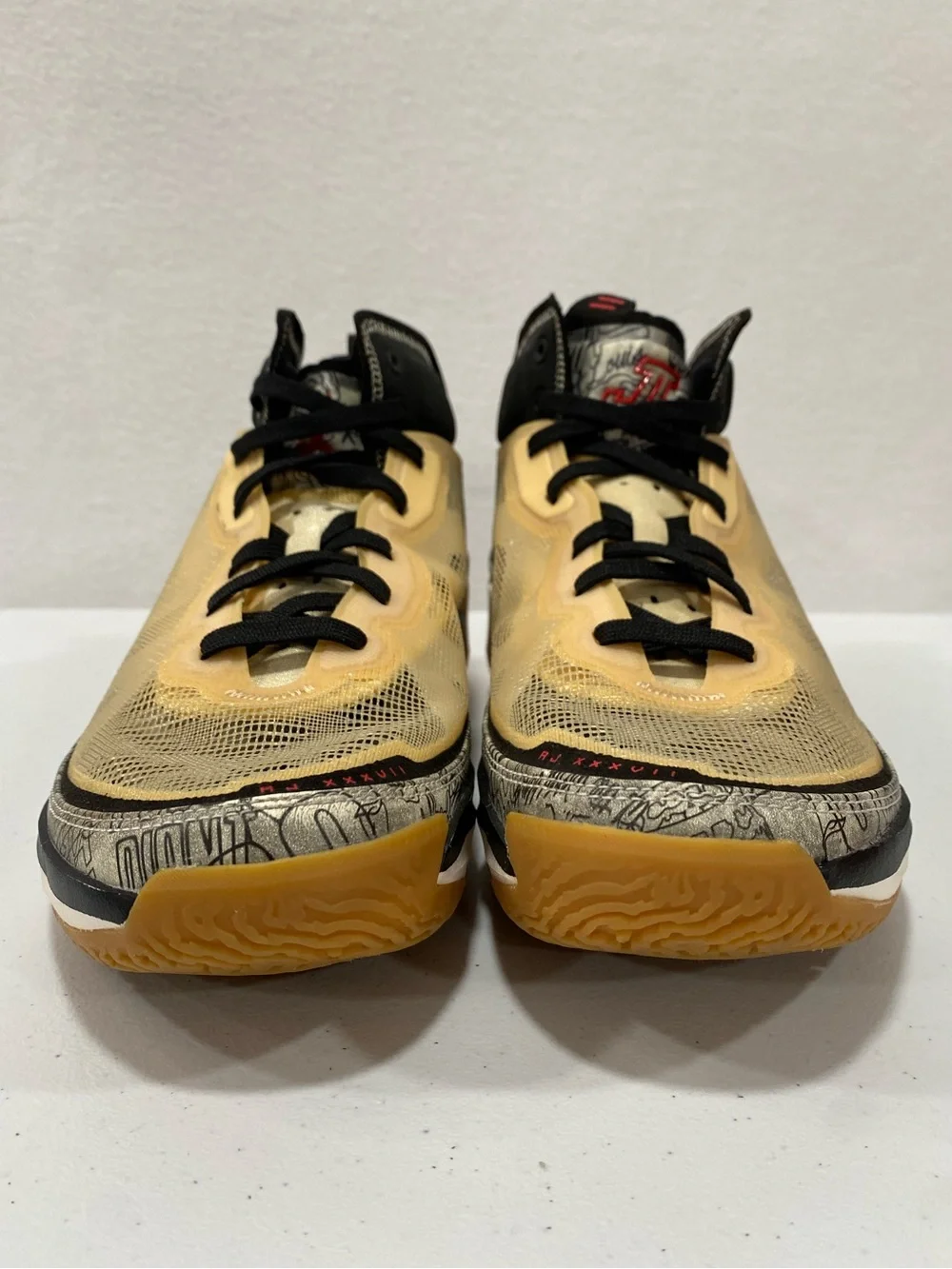 Jordan 37 Jayson Tatum Tattoo Basketball Shoes Mens Size 10 DZ0812-200